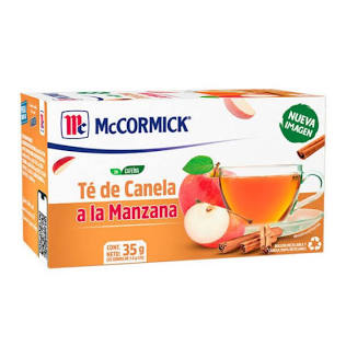 Té de manzana/canela McCormick caja con 25 sobres