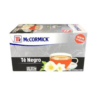 Té negro McCormick caja con 25 sobres.