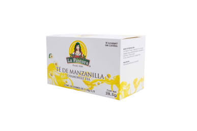 Té de manzanilla LA PASTORA caja con 25