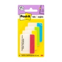 Banderitas Rígidas Mod. 686-ALYR Post-it2x1.5 pulgadas 4 Colores