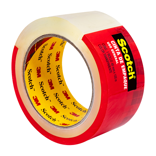 Cinta de empaque Mod 301t transparente Scotch 3M 48x100 1 pieza