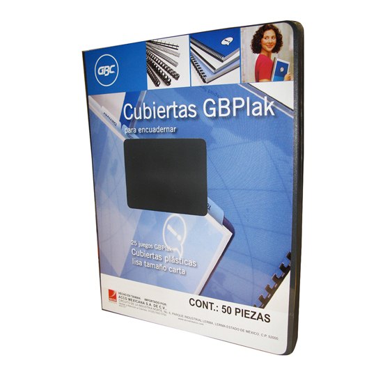 Cubierta Plástica Tamaño Carta Gbplak Li