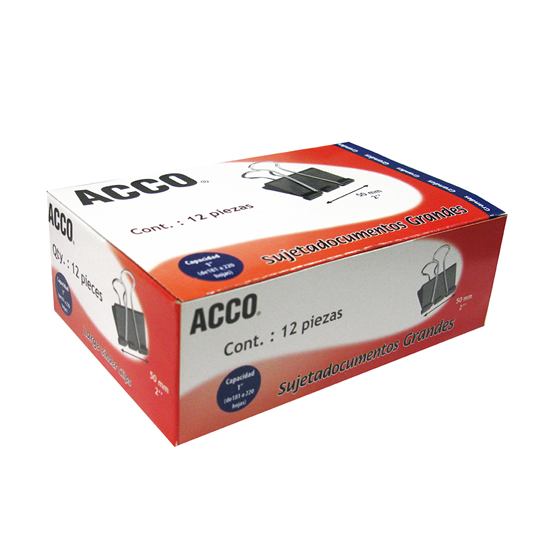 Sujeta documentos ACCO 5435 grande C/12 sujetadores