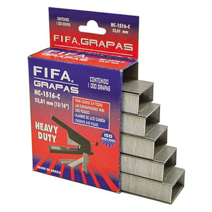 Grapa Fifa Pilot HC-1516-C Alto Carbon P/200 Hojas 15/16