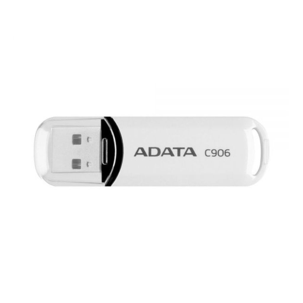 Adata Usb 16gb 2.0 Diseño Compacto Color Blanco [AC906-16G-RWH]