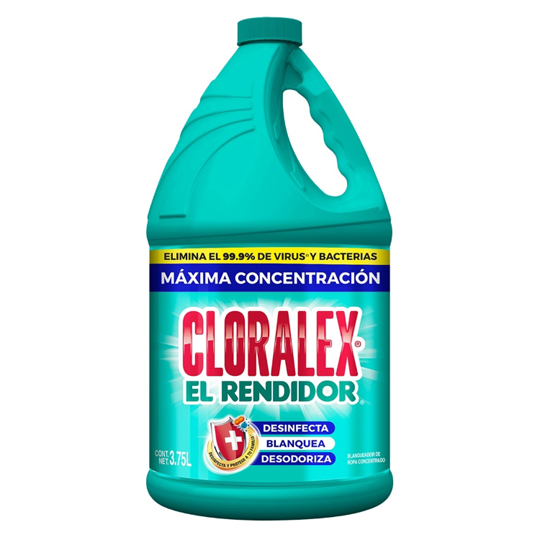 Blanqueador Cloralex, cloro 3.75 Lt..