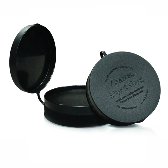 Cojín dactilar Azor color negro.