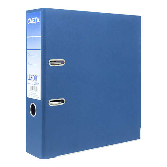 Registrador Lefort carta color azul.