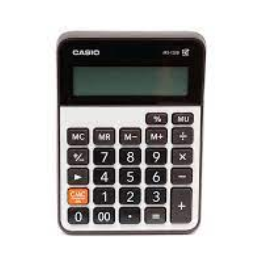 Casio Calculadora Para Escritorio De 12 Dígitos y Funciona Con Energía Solar y Batería [MX-120B-S-MC]