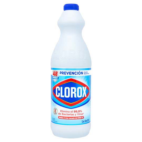 Blanqueador Clorox, cloro 930 ml.