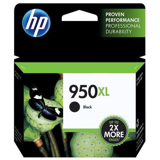 Cartucho de tinta negra HP 950xl.