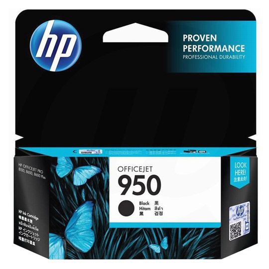 Cartucho de tinta negra HP 950.