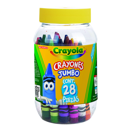 Crayones Crayola Jumbo 10.16 x1.27cm 28