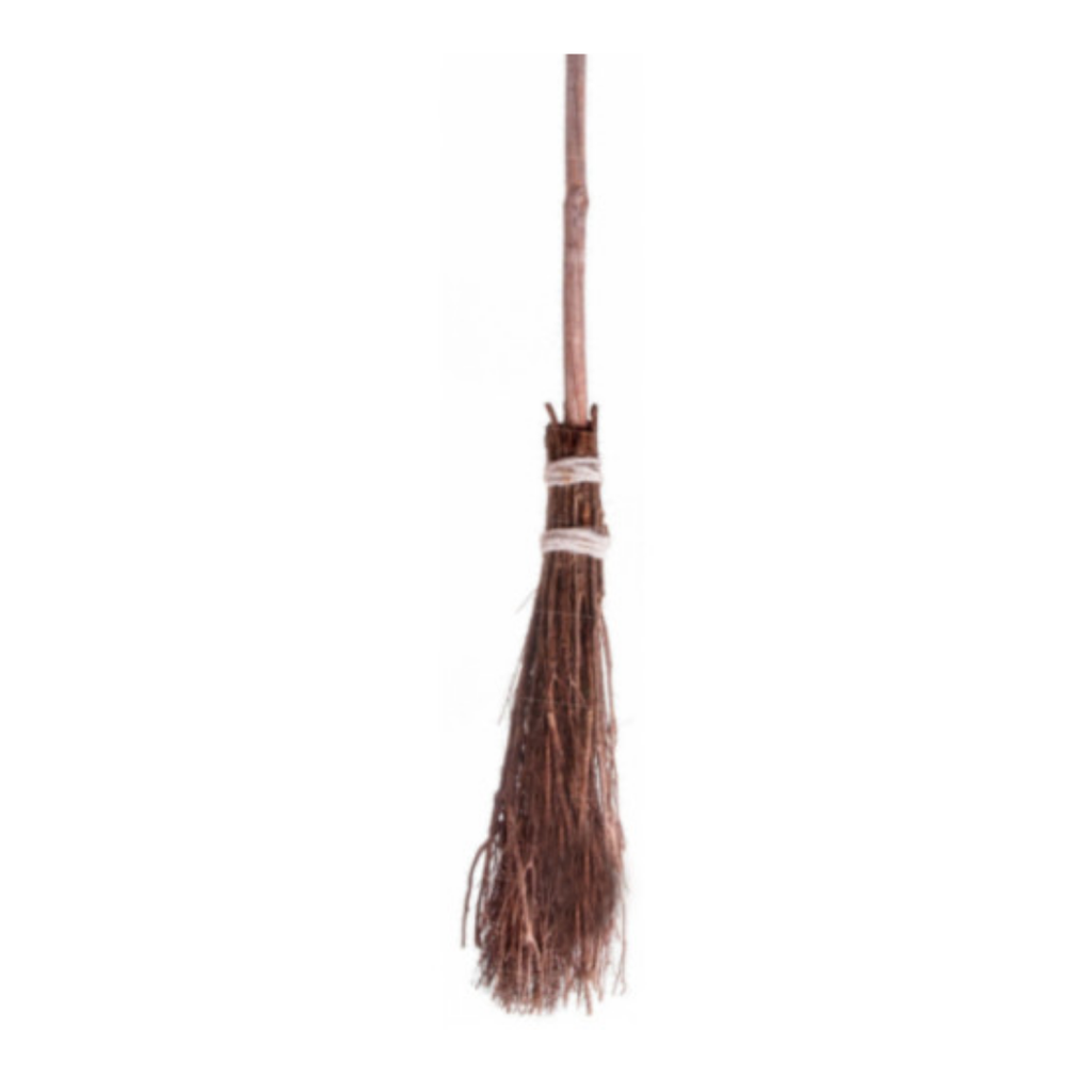Escoba de Vara Madera Café 1Pz [ESC-1833]