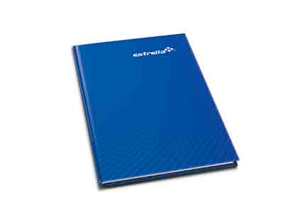 LIBRETA ESTRELLA COSIDA F/F 1/4 C7 192 HOJAS