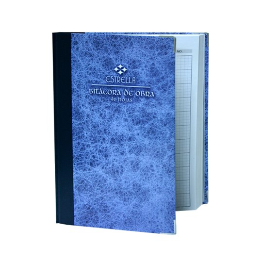 CUADERNO DE BITACORA DE OBRA 96 HOJAS ESTRELLA