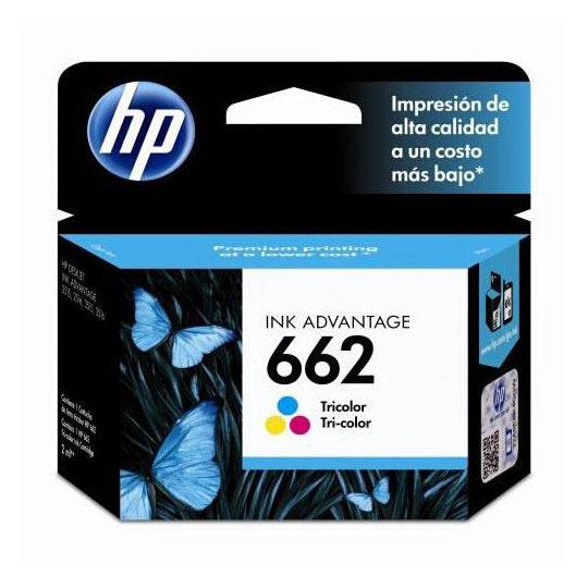 Cartucho de tinta tricolor HP 662.