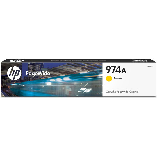Cartucho pagewide HP 974a amarillo.