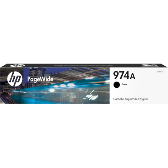 Cartucho pagewide HP 974a negro.
