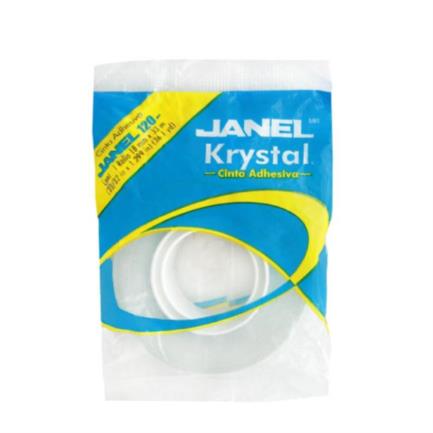Cinta Janel Adhesiva Krystal 120 018x33m
