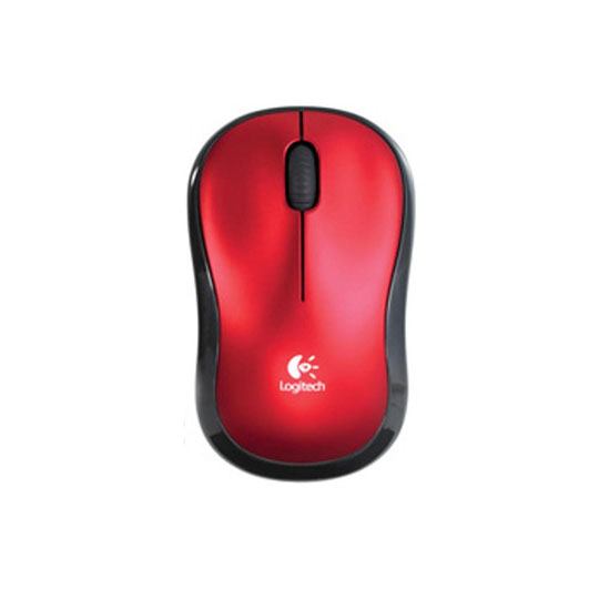 Mouse Logitech M185 Inalámbrico Rojo.