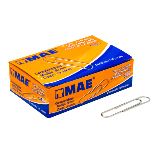 Clip estándar jumbo mae.