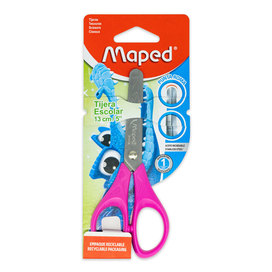 Tijera essentials Maped de 13 cm uso escolar