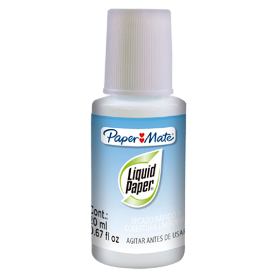 Corrector liquido Paper botella 1 pieza.
