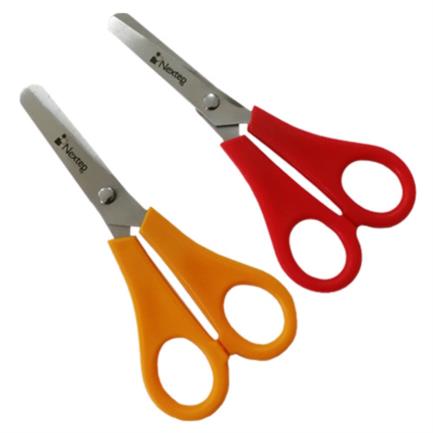Tijera Nextep Junior Escolar 5" Inoxidable Economica Punta Roma C/12