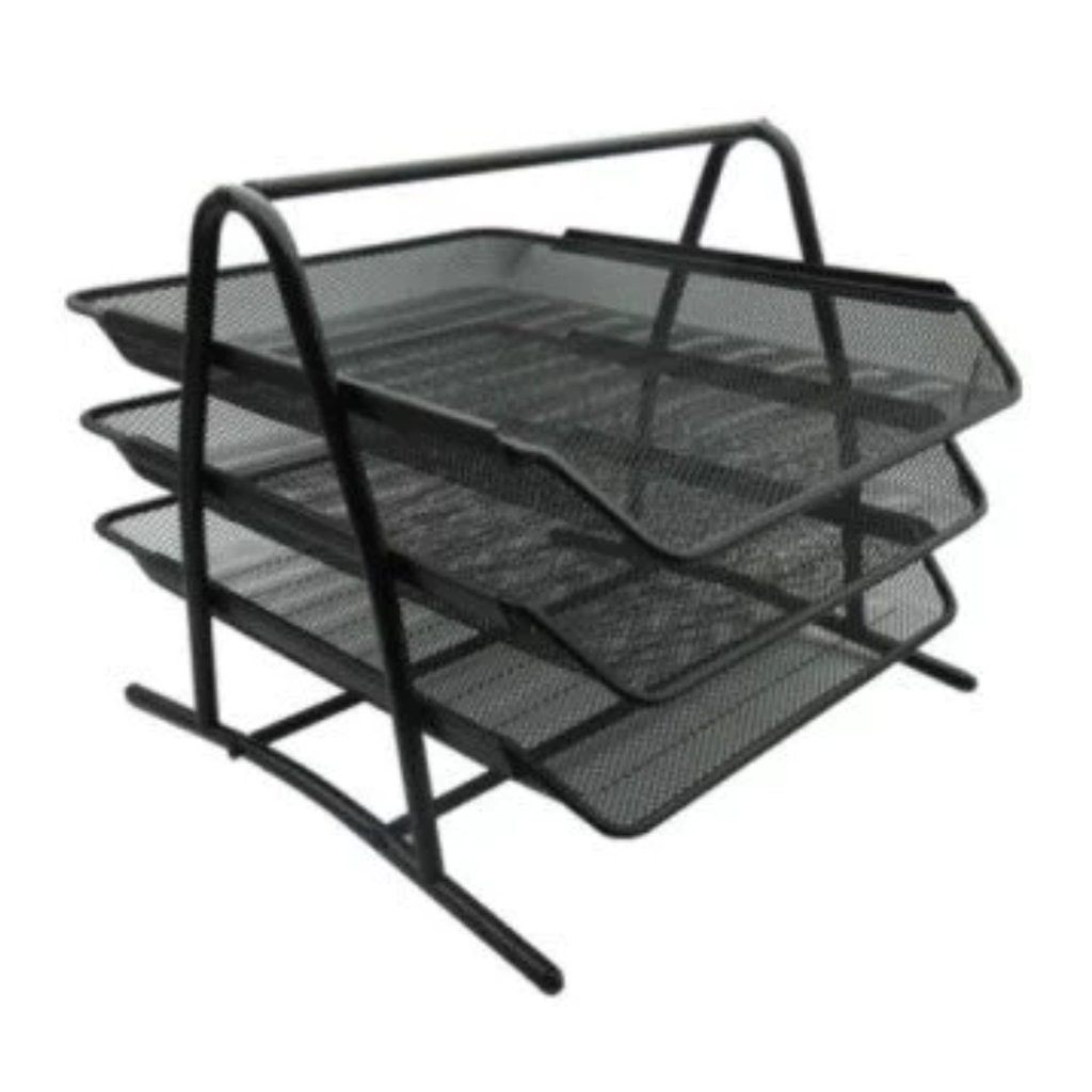 Nextep Organizador Negro De 3 Niveles Tamaño Oficio [NE-162]