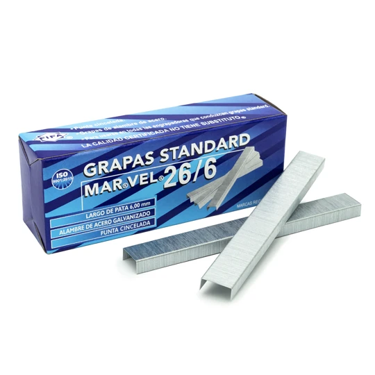 Grapas estándar 26/6 Mar Vel Pilot caja con 5,000 grapas [PIL-GRA-M266]