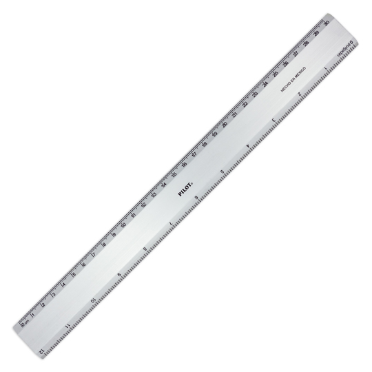 Regla metálica de aluminio Pilot de 30 cm