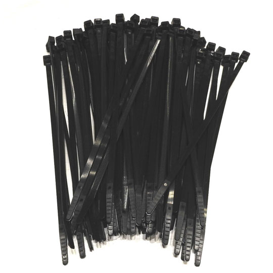 Cinchos de plástico santul 4.8 x 350mm bolsa de 50 pzas color negro