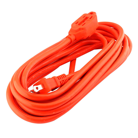 Extensión de 3 contactos santul 5 M color naranja,