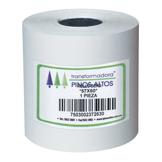 Rollo de papel bond Pinos Altos 57 x 60