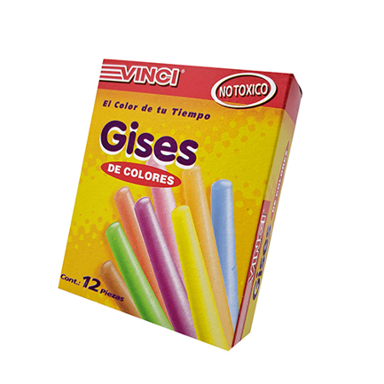 Gis Vinci Moldeado Colores Curtidos c/12 piezas