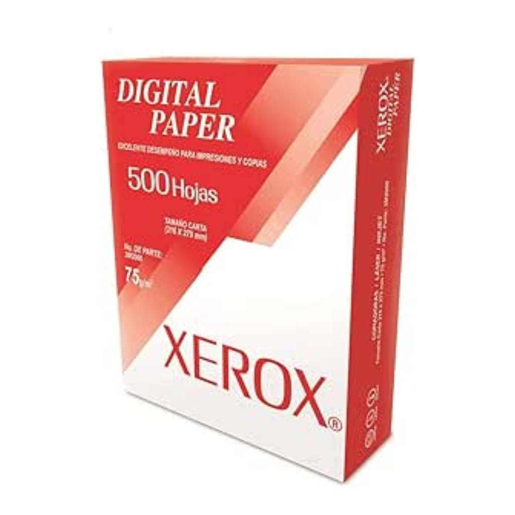 Hojas De Papel Carta Xerox 75Gr Blancura 99% Resma 500H [3M2000]   