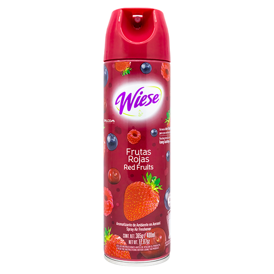 Aerosol Wiese aroma frutas rojas 400 ml.