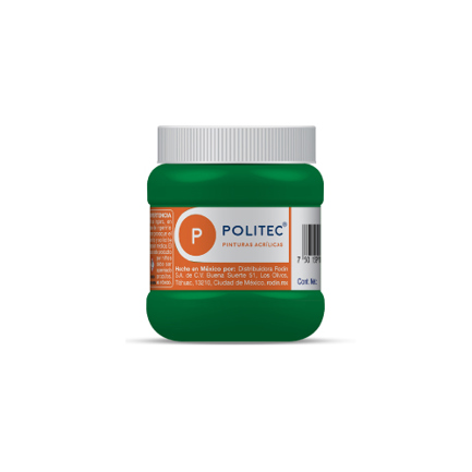 Pintura Acrilica Politec Verde Claro 250ml No 312