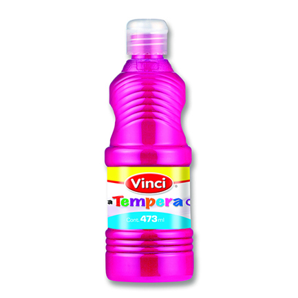 Pintura tempera vinci 473 ml magenta