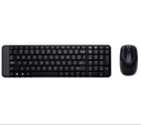 Kit Logitech Teclado y Mouse MK220 Negro.