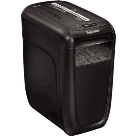 Trituradora Fellowes Powershred 60CS Corte Cruzado 10 Hojas 6 Galones Color Negro