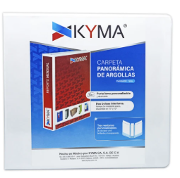 Kyma Carpeta Panorámica 4″ Anillo D [CPKCBHD-400]