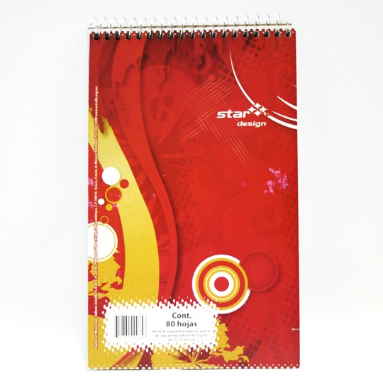 Block taquigrafía largoEstrella 80 hojas