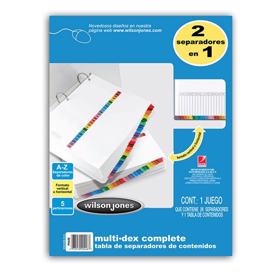 Separador Acco 448 Multidex Basic A-Z
