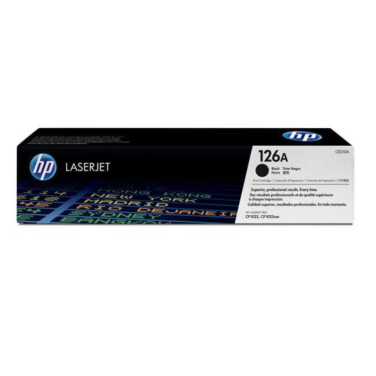 Cartucho de tóner negro HP 126a