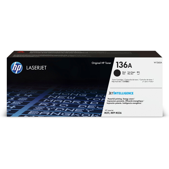 Tóner HP LaserJet 136A Color Negro