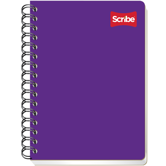 Cuaderno Scribe Forma Francesa Espiral Doble Cuadro Chico (C5) C/100 Hojas