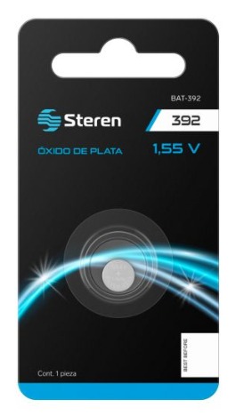 Pila de óxido de plata tipo botón "392"