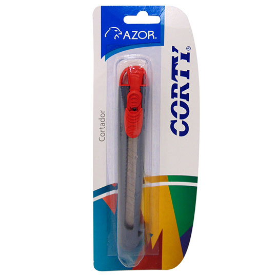 Cutter Corty 3000 chico de 9 mm blíster.